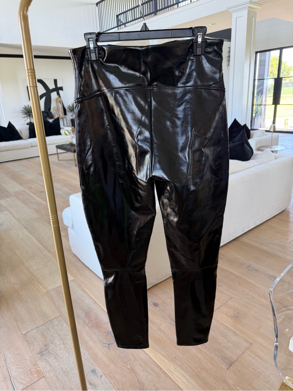 SPANX Black High-Waist Shaping Leggings - Picture 2 of 3